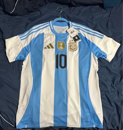 Official Fan Adidas Messi Argentina Jersey *new*