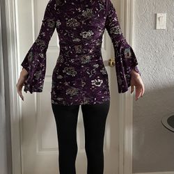 Velvet Purple Dress/Shirt