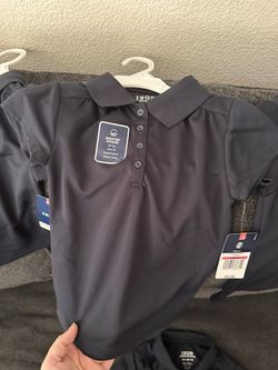 Navy Blue Girls School T Shirt Uniform