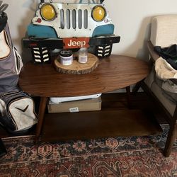 Unique Oval Shaped Coffee Table