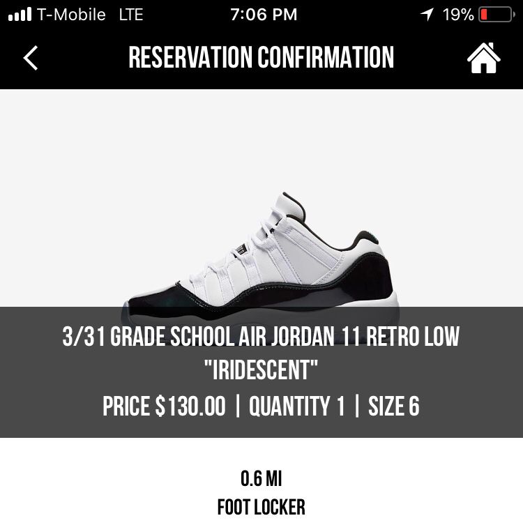 Brand new Jordan 11s low size 6