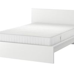 White IKEA Bed Frame 
