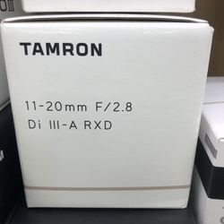 Tamron 11-20 F2.8 X Mount