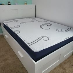 NEW FULL MATTRESS WITH BOX SPRING ♨️ Bed frame is not available
