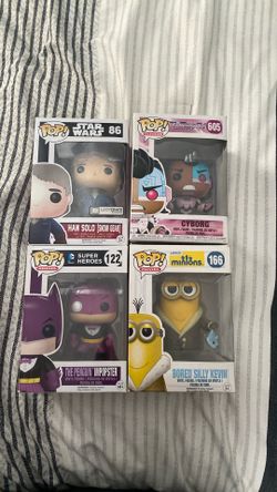 4 Pop Figures Lot