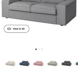 IKEA Kivik Dark Grey Couch Cover