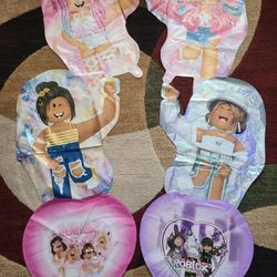 Roblox Girl Party Supplies Roblox Balloons Roblox Backdrops