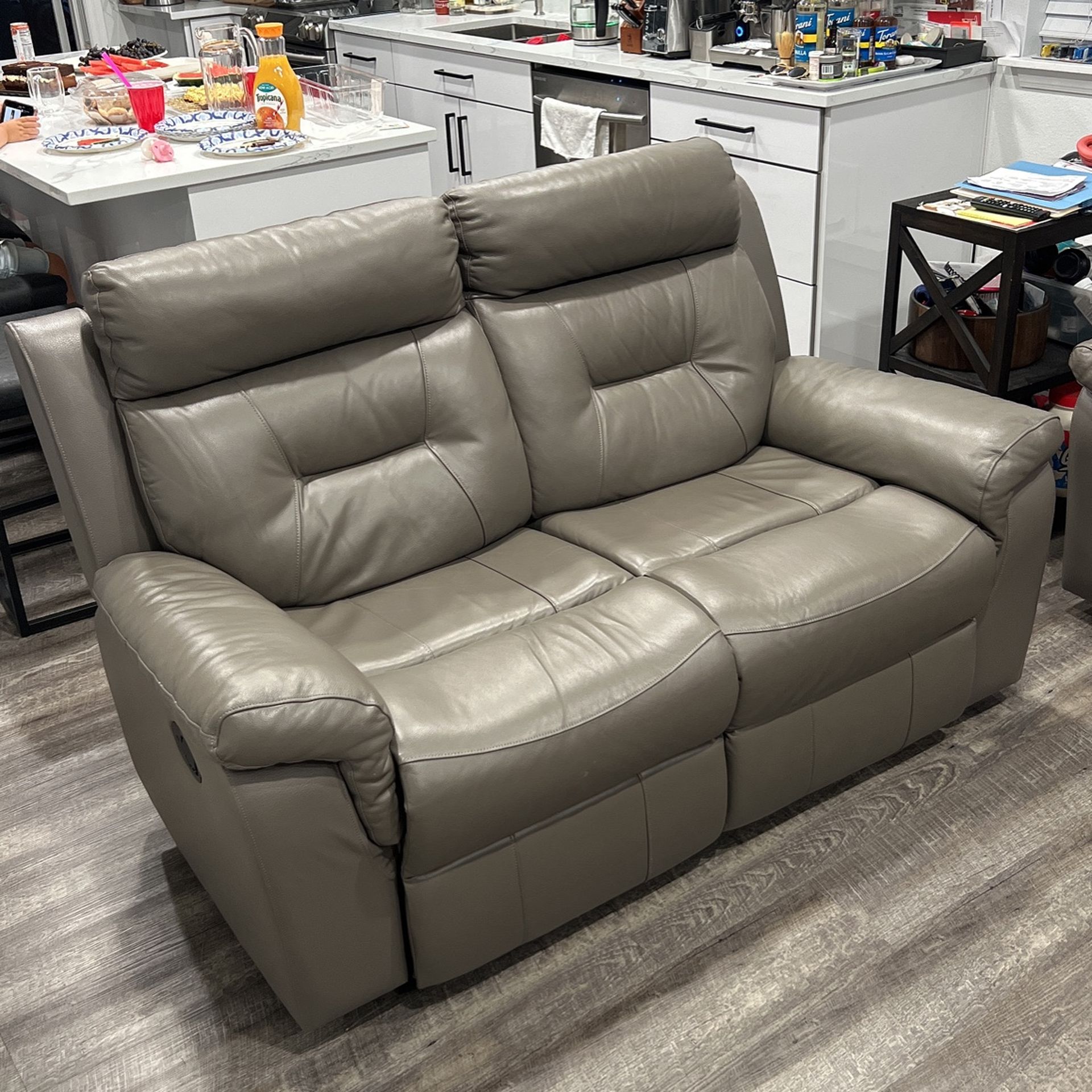 Recliner Leather Sofa