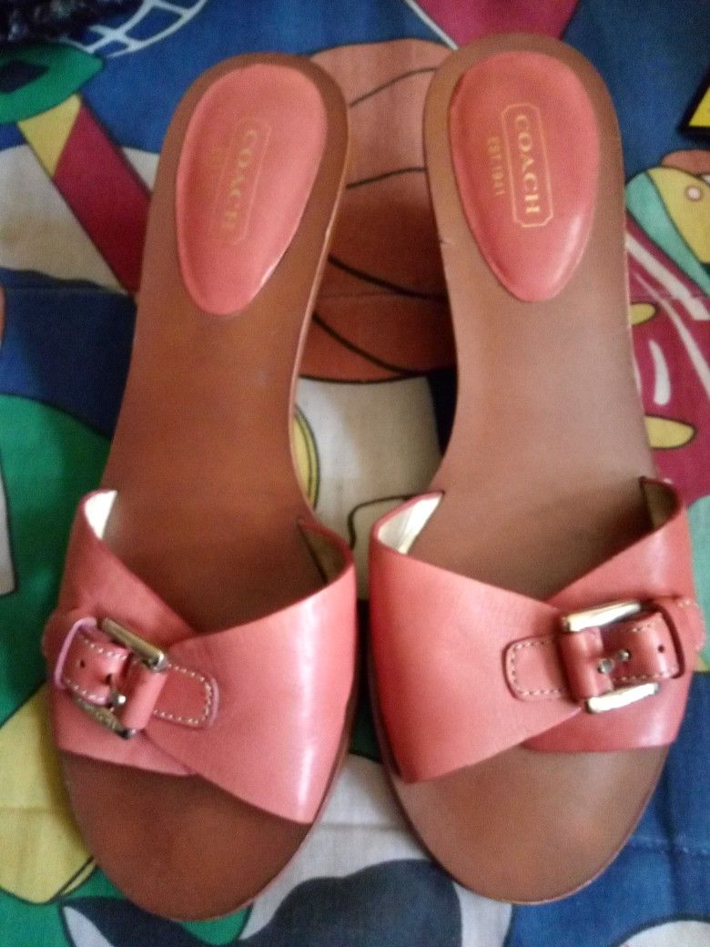 COACH SHOES LEATHER SIZE 8 WOMEN