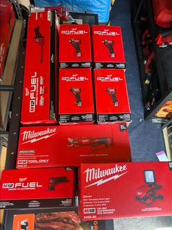 milwaukee tools 8 pcs