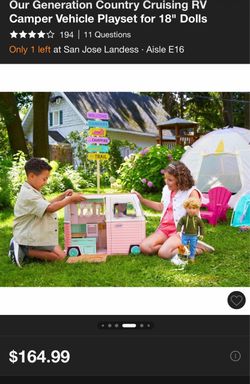 Our Generation Country Cruising RV Camper Playset