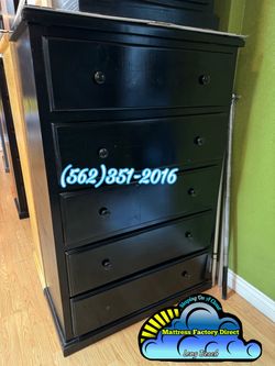 Black jumbo pinewood dresser cajonera Comoda nueva mueble