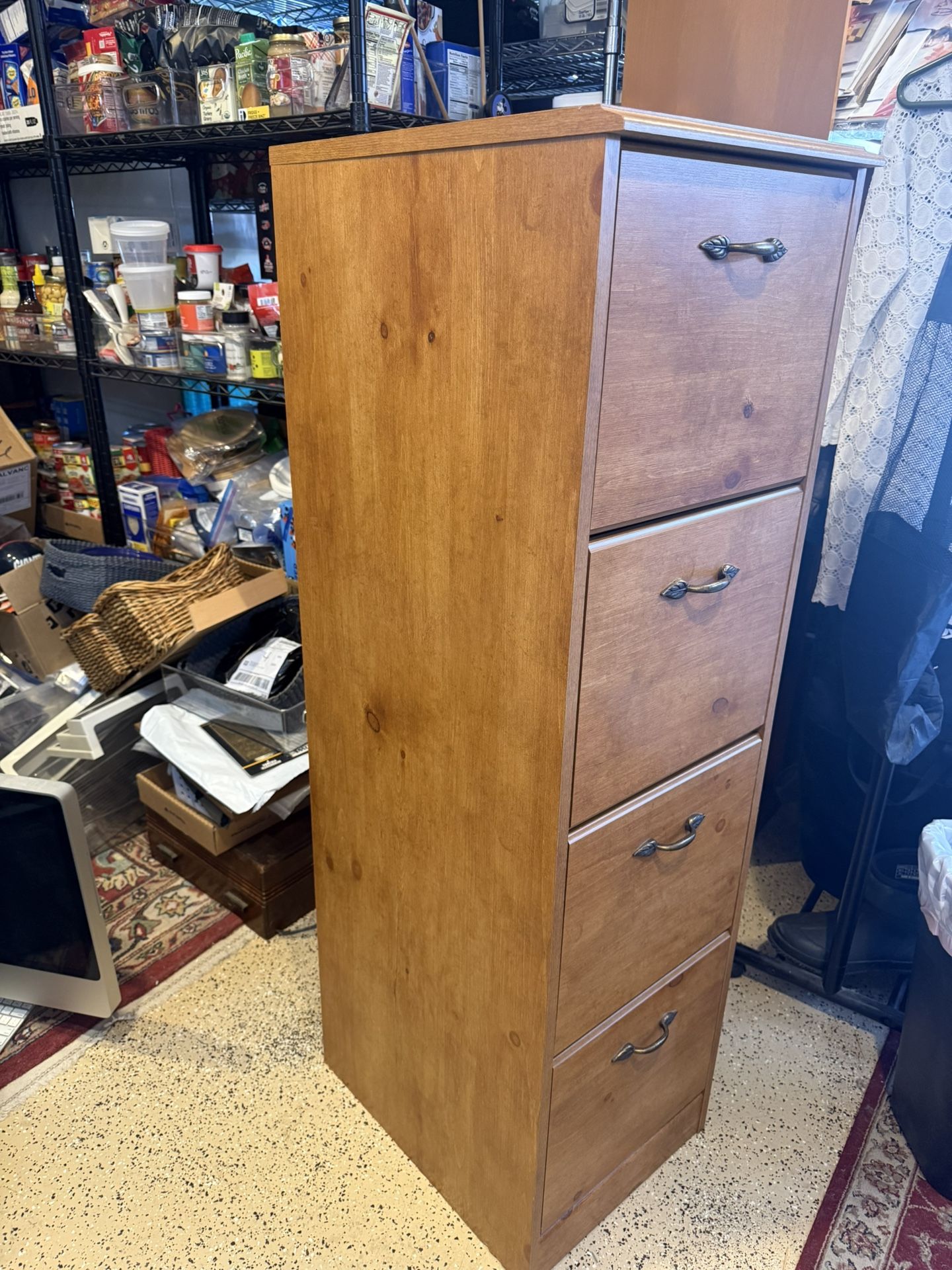 Wood File Cabinet