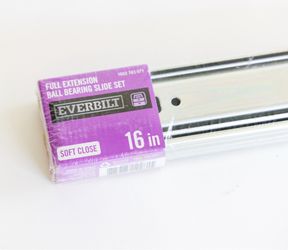 Everbilt soft close drawer slide set 16 inch