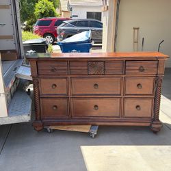 Wooden dresser With Mirror…Must pick Up 
