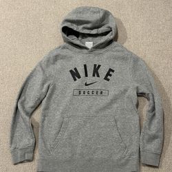 Youth Nike Soccer Hoodie (Grey)