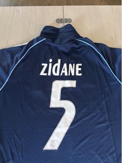 2005-06 Real Madrid Adidas Away Jersey Zidane #5 Size XL