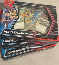 NEW/SEALED Hop's Zacian ex Box with Oversized Zacian ex promo  – Pokémon TCG