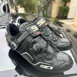 SIDI Road Bike Cleats Size 43 CARBON FIBER