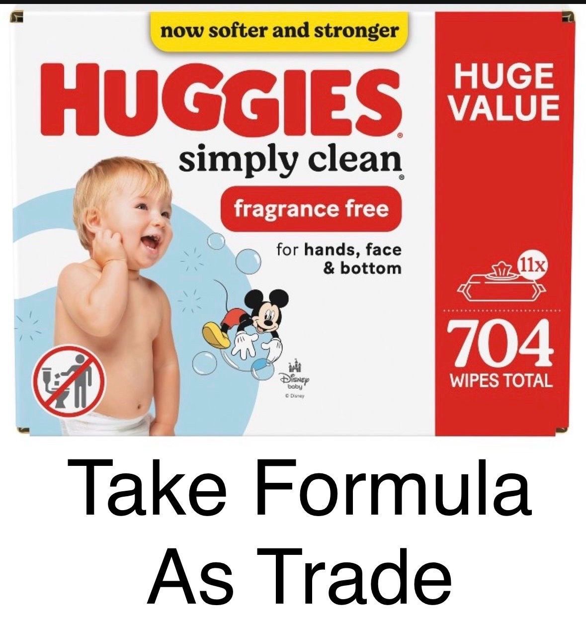 Huggies wipes - simply clean 704 Count