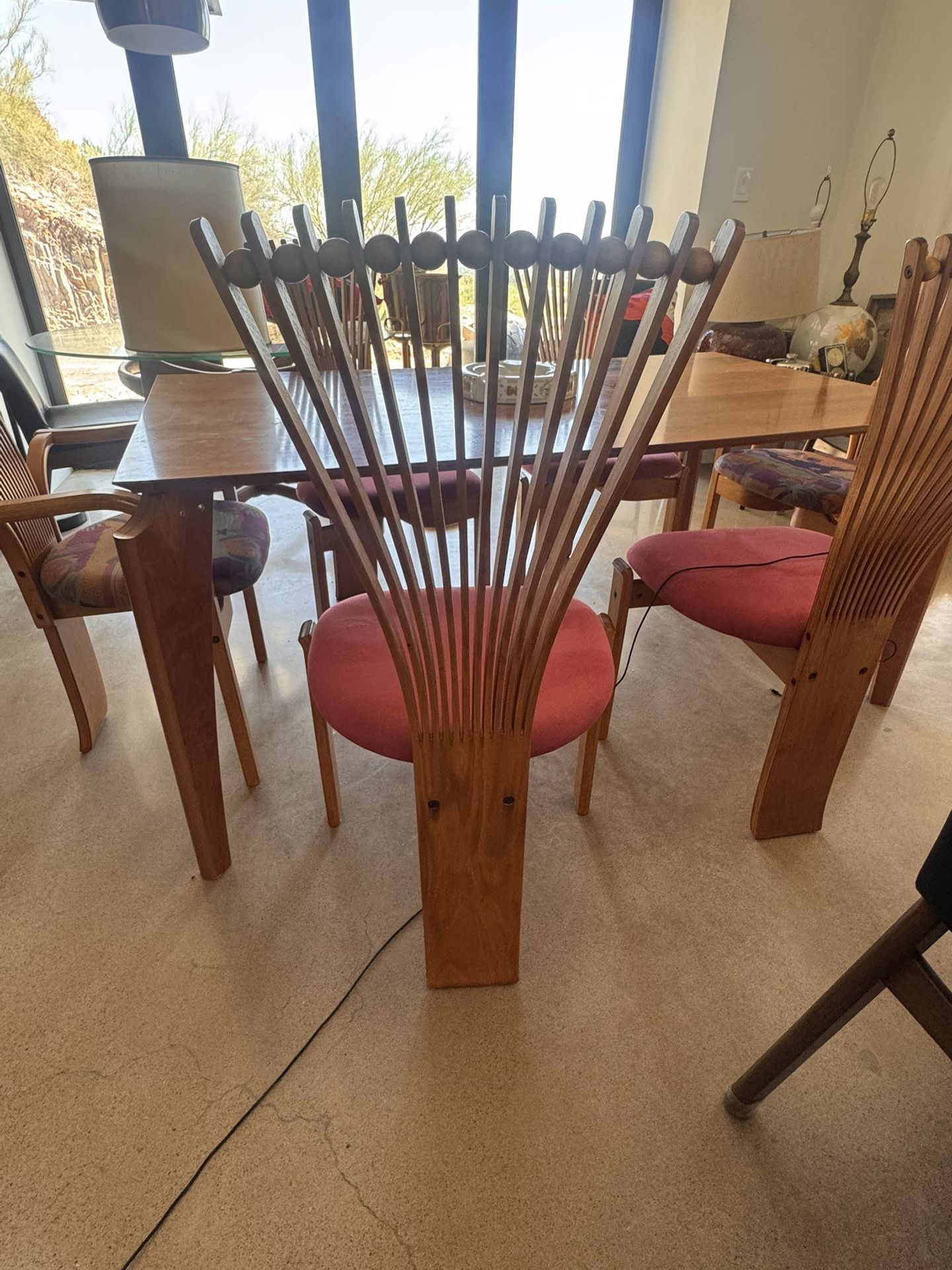 RARE Mcm Dining Table And 6 Chairs TEAK Torstein Nilsen For westnofa Norway
