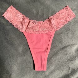Pink Thong Panties