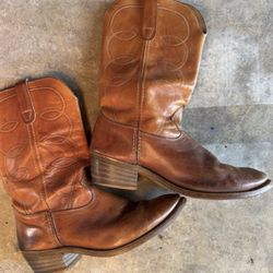 Men’s Leather Upper Cowboy Boots