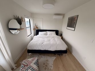 King Bed Frame with Slats