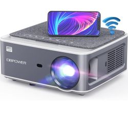  1080P 5G 4K WiFi Projector, Outdoor Movie Projector(Open Box)