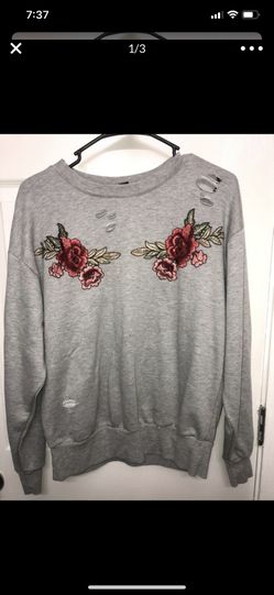 Cute rose sweatshirt