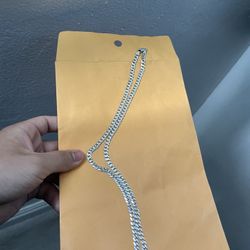 cuban chain 925 Silver.