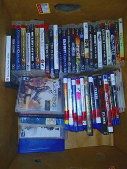 Large Lot of PS3 Games and DVDs/Blu-rays