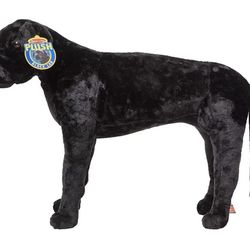 Melissa & Doug Giant Black Lab Stuffed Animal Dog BIG Handcrafted
