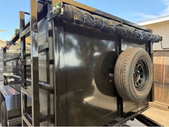 New 12ft Long Hydraulic Dump Trailer with Accessories