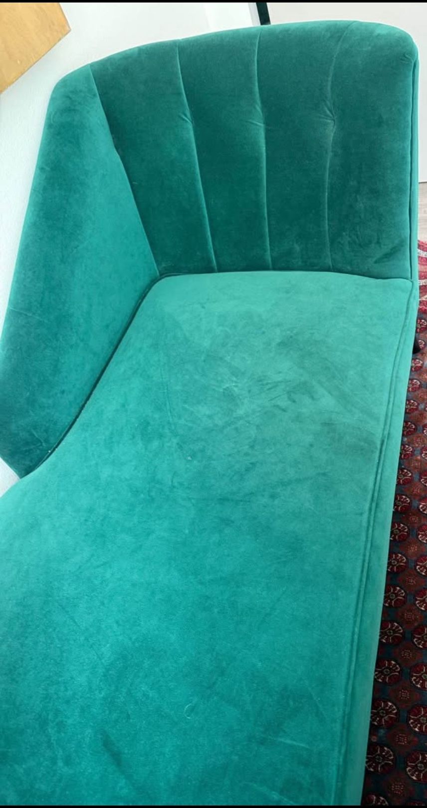 Velvet Chaise Lounger