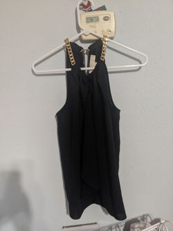 Black blouse Michael kors and pants