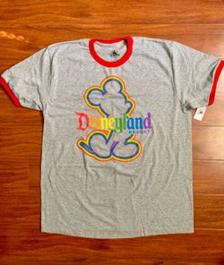 Disney Mickey Mouse Rainbrow Pride T Shirt