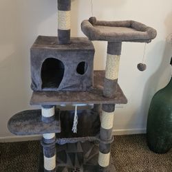 Bluish Grey cat tree 