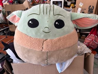 Squishmallow Baby Yoda Grogu Large Plush