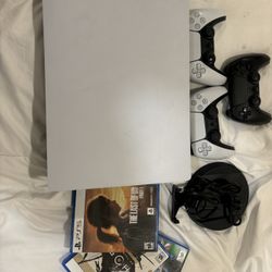 PlayStation PS5 Disc Edition with Controllers and Games  