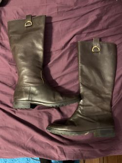 Ralph Lauren Brown leather Riding Boots Sagira11 sz 6B