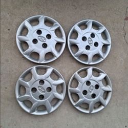 Best offer! 4X OEM Hyundai Elantra 1995 to 2000 Hubcap Wheel Covers!!