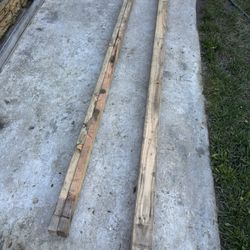 Used 2 Pcs X110 Inch Double 2x4 Wood