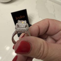 Lab Created Jeulia Engagement Ring