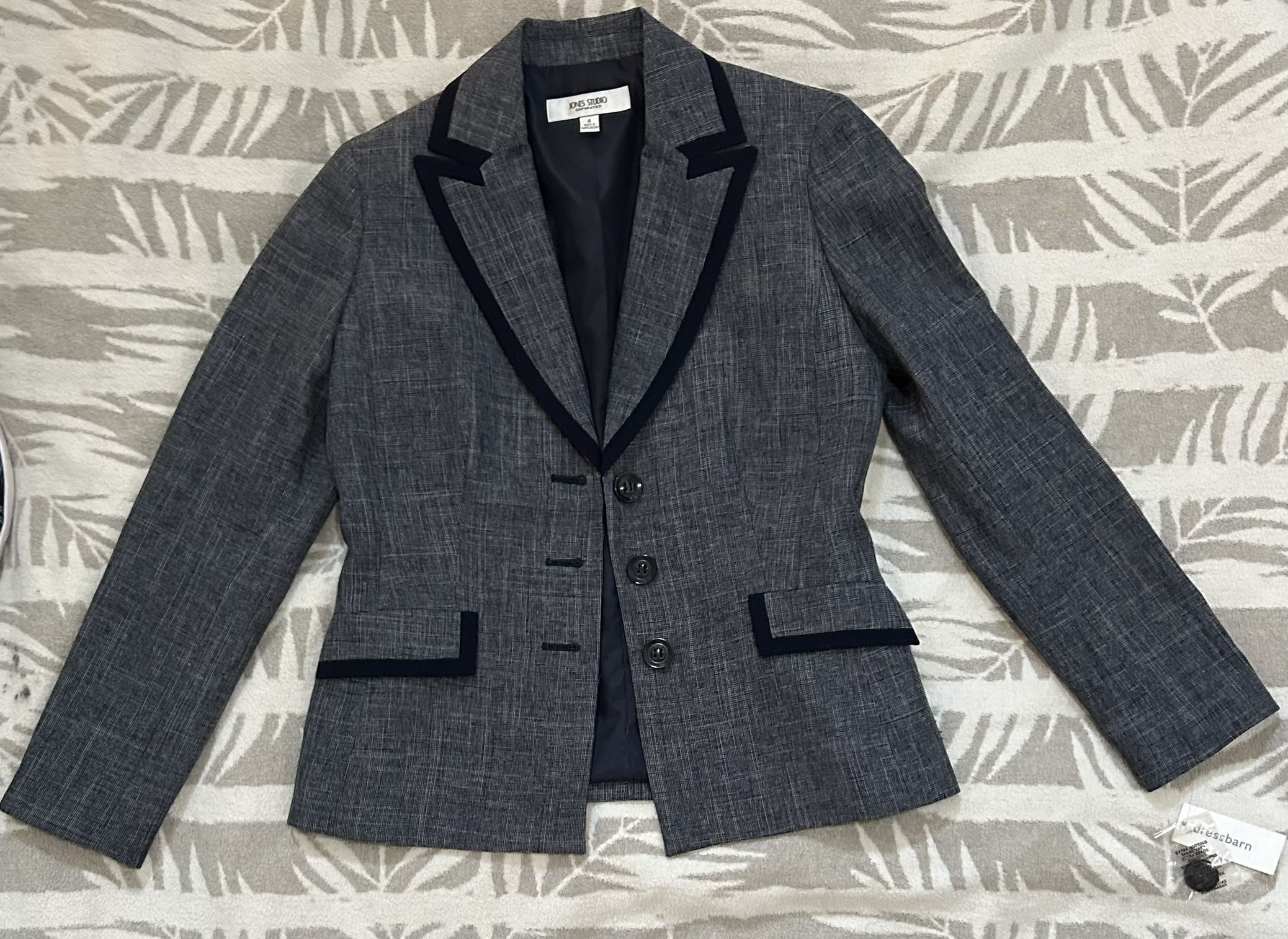 Jones Studio Women’s Jacket / Blazer - navy, size 4 - never worn - w/tags - $30