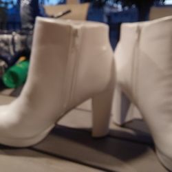 High Heel Platform Boots Size 9