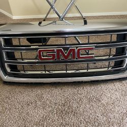 Factory OEM 2014-2015 GMC Sierra 1500 SLE SLT Front Upper Chrome Grill 
