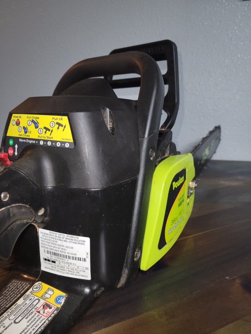 Poulan Color Green 38cc/16" Model P3816 for Sale in Portland, OR OfferUp