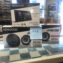 Kenwood Car Stereo/ Radio Package