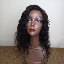 Human Hair Curly Wig Available 
